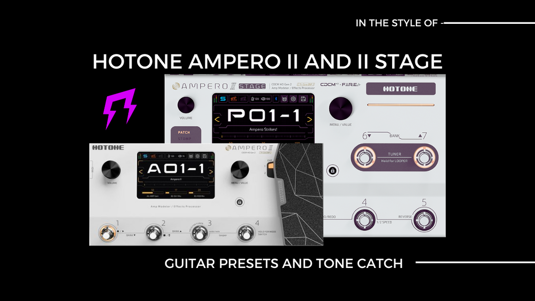 Ampero II and Ampero Stage amp capture Tone catch Liveplayrock