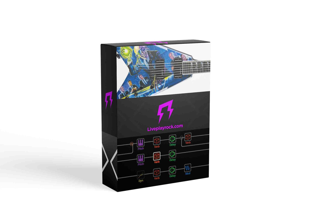 Megadeth-style metal guitar presets for Helix & HX Stomp by Liveplayrock