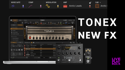 TONEX NEW FX fast demo review by Liveplayrock IK Multimedia