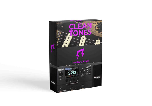 Clean tones Nux MG-30 presets