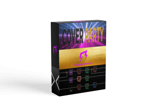 Cover band Party style Helix HX Stomp presets