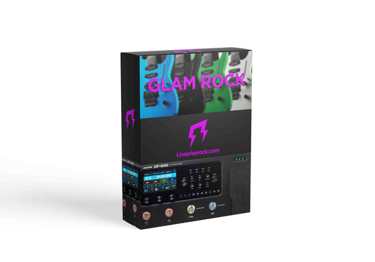 Glam rock band Valeton GP-200 presets