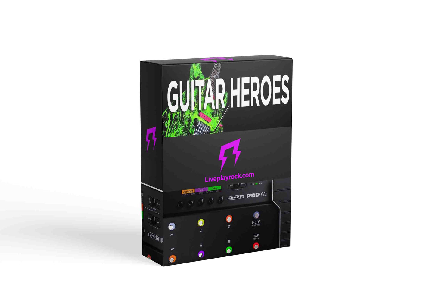 Guitar Heroes style Pod Go Line 6 presets