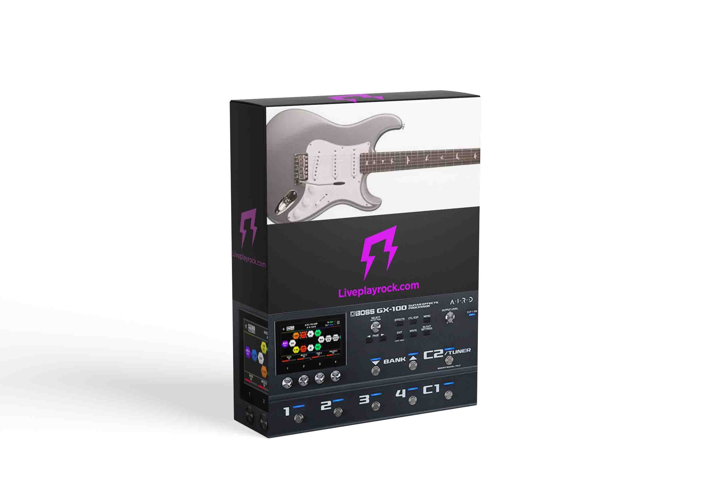 John Mayer style BOSS GX-100 Liveplayrock guitar presets and IR
