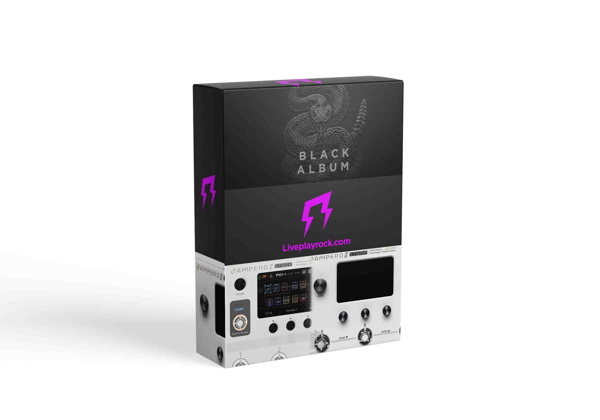 Master of Met Black Album style Ampero II and Ampero II Stage presets