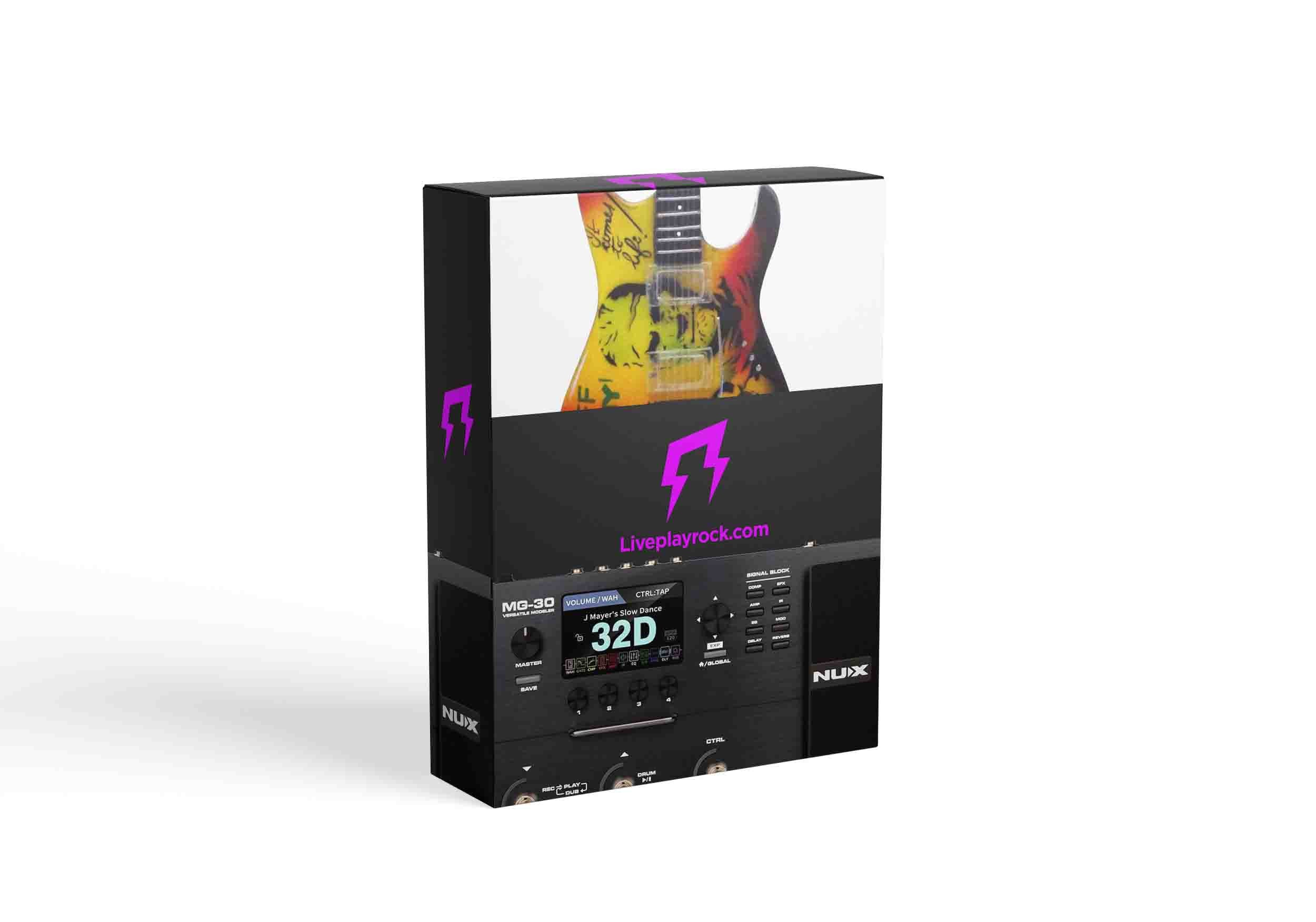 Master of Met style Nux MG-30 Liveplayrock guitar presets and IR