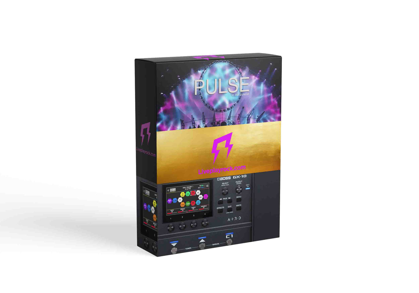 David Gilmour live Pulse style BOSS GX-10 presets