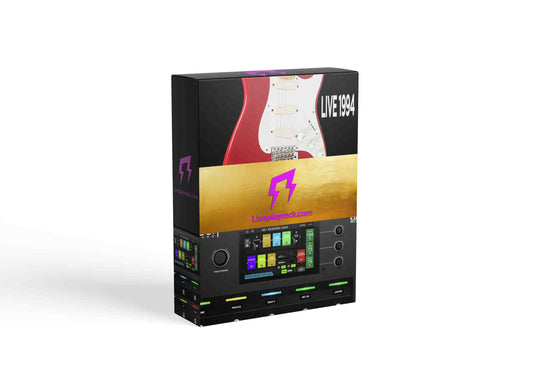 Pink Live Pulse 1994 style Headrush patches