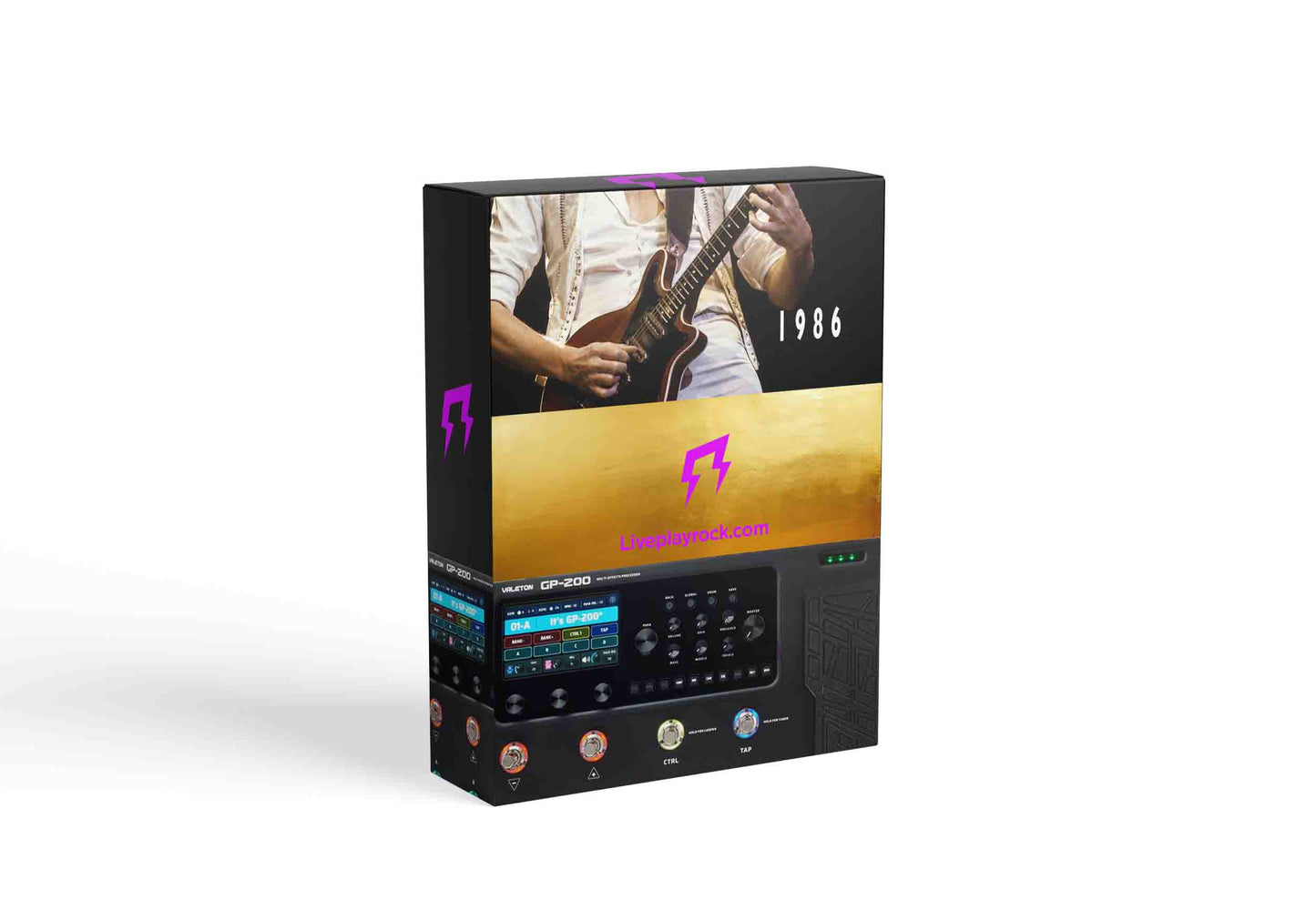 The Royal live Wembley 1986 style Valeton GP-200 presets
