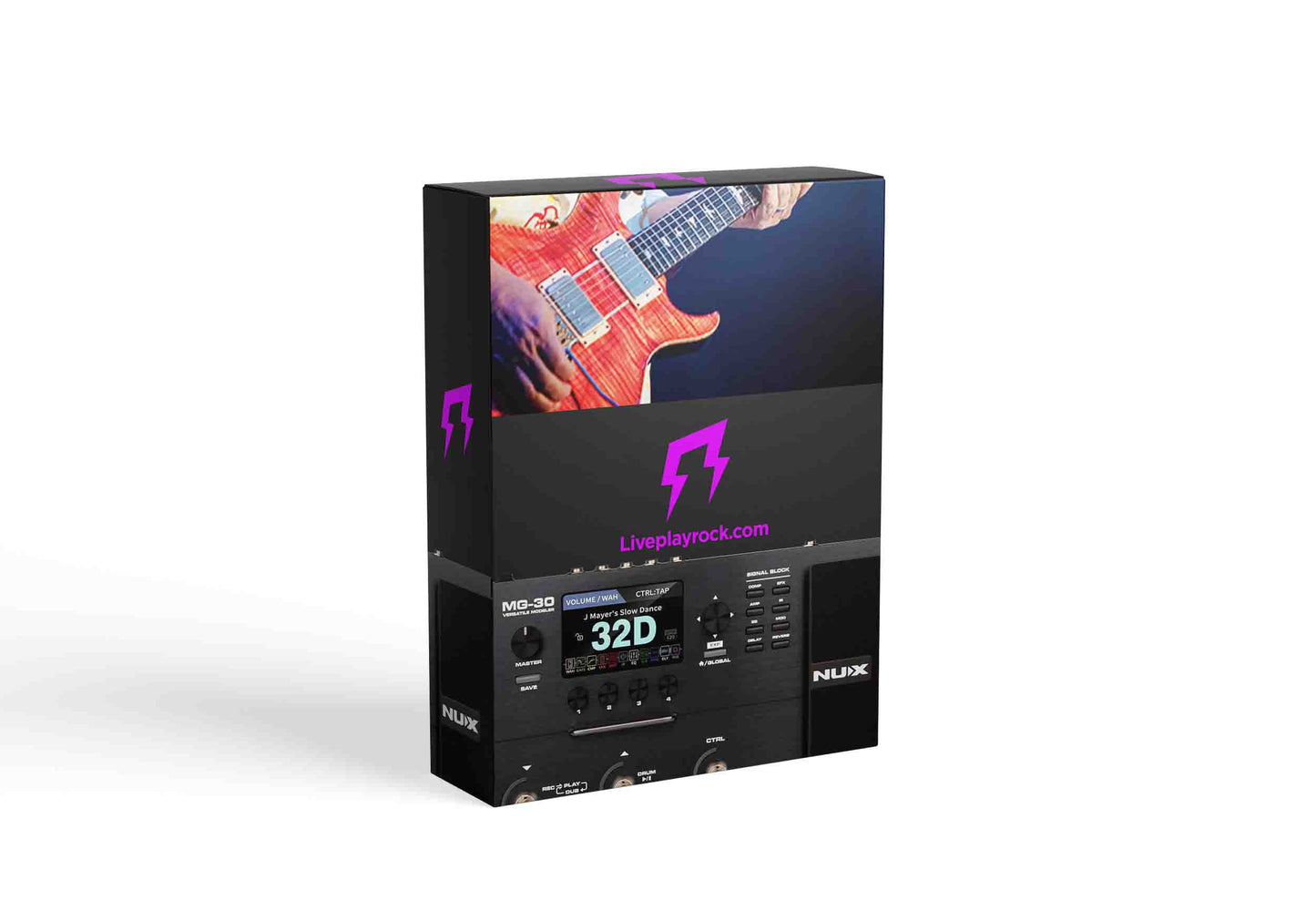 Santana style Nux MG-30 presets