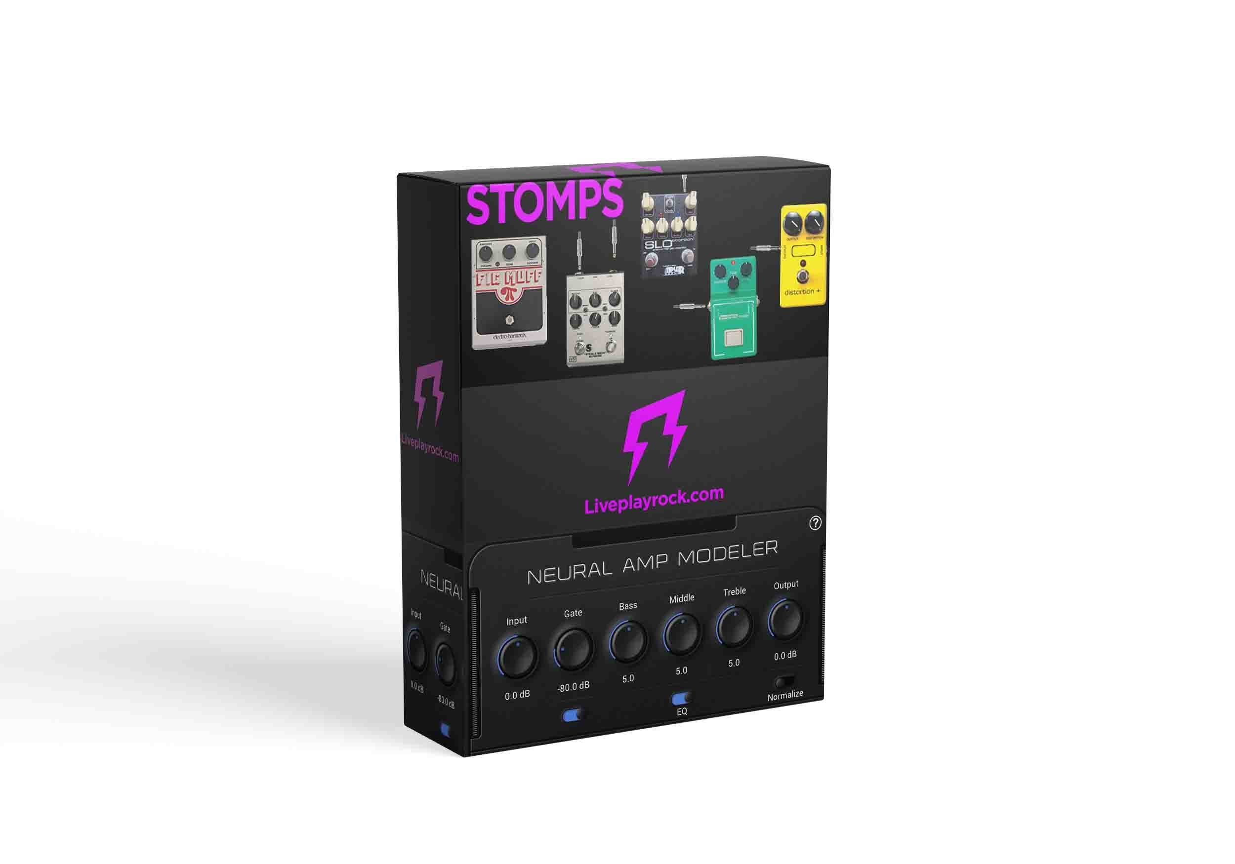 Stomps collection NAM Neural Amp Modeler captures Liveplayrock