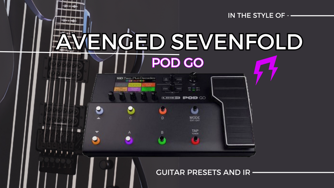 deadbat style POD GO Line 6 Liveplayrock guitar presets and IRs pack
