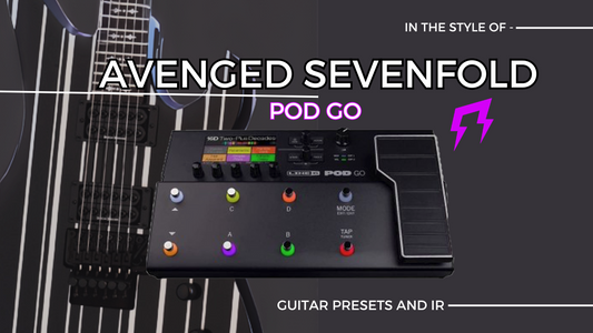 deadbat style POD GO Line 6 Liveplayrock guitar presets and IRs pack