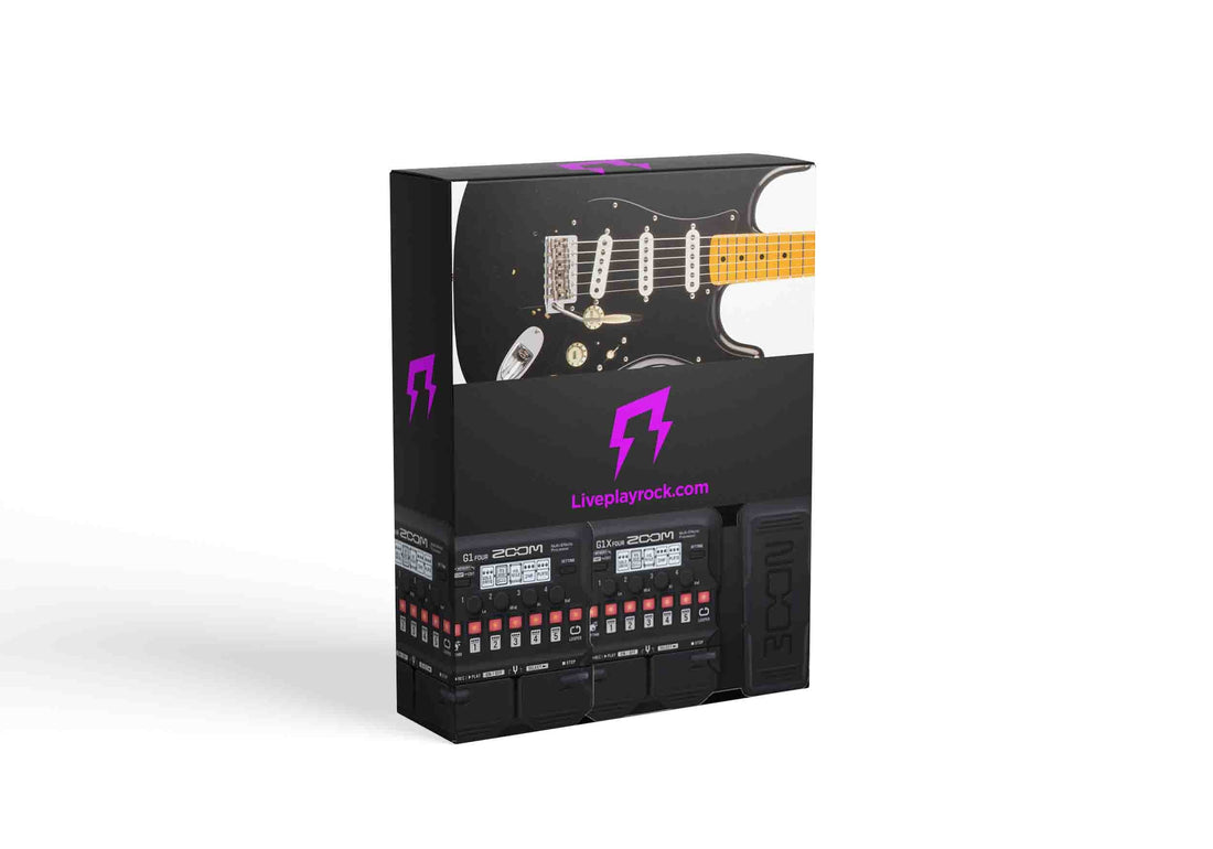 Zoom G1 Four and G1X Four guitar presets by LivePlayRock