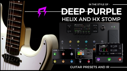 Dark Purple style HELIX HX STOMP Liveplayrock custom guitar presets