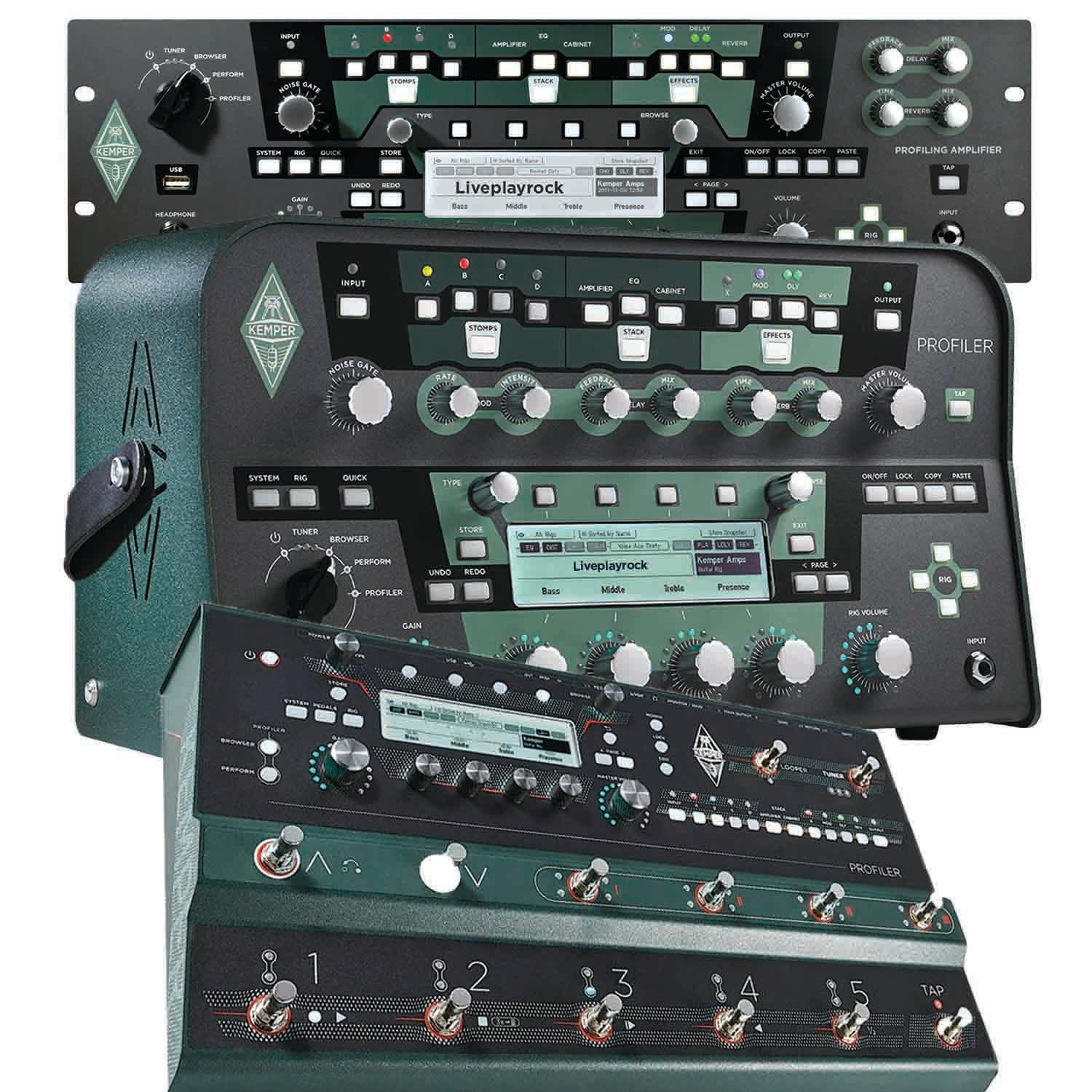 Kemper Amp profiles Liveplayrock