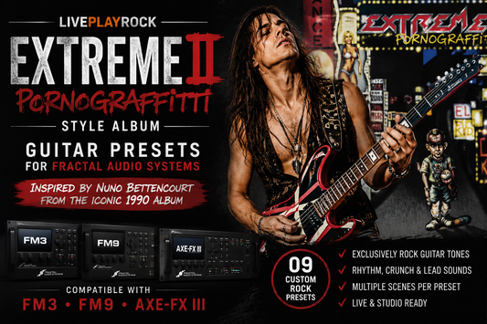 Nunino Rock Guitar Presets | FM3 FM9 Axe-Fx III Liveplayrock