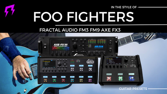 Ufo Fighter style Fractal FM3 FM9 Axe-Fx III presets Liveplayrock