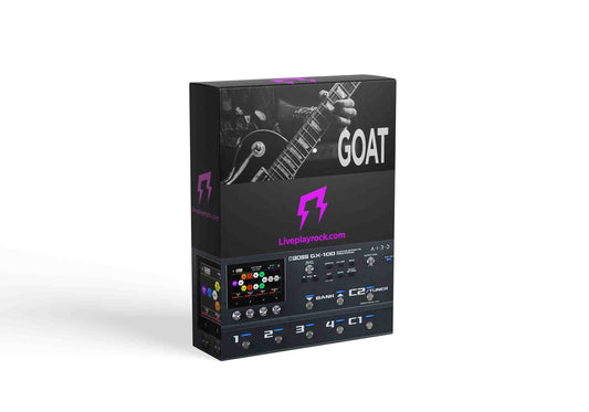 Boss GX-100 and GX-10 guitar presets by LivePlayRock