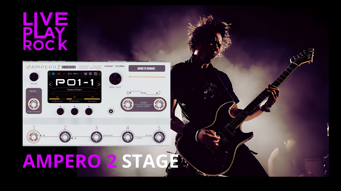 Hotone Ampero 2 Stage overview Liveplayrock