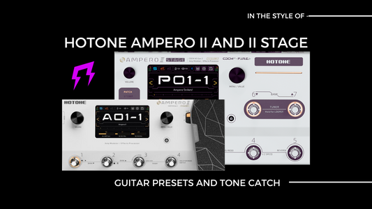 Ampero II and Ampero Stage amp capture Tone catch Liveplayrock