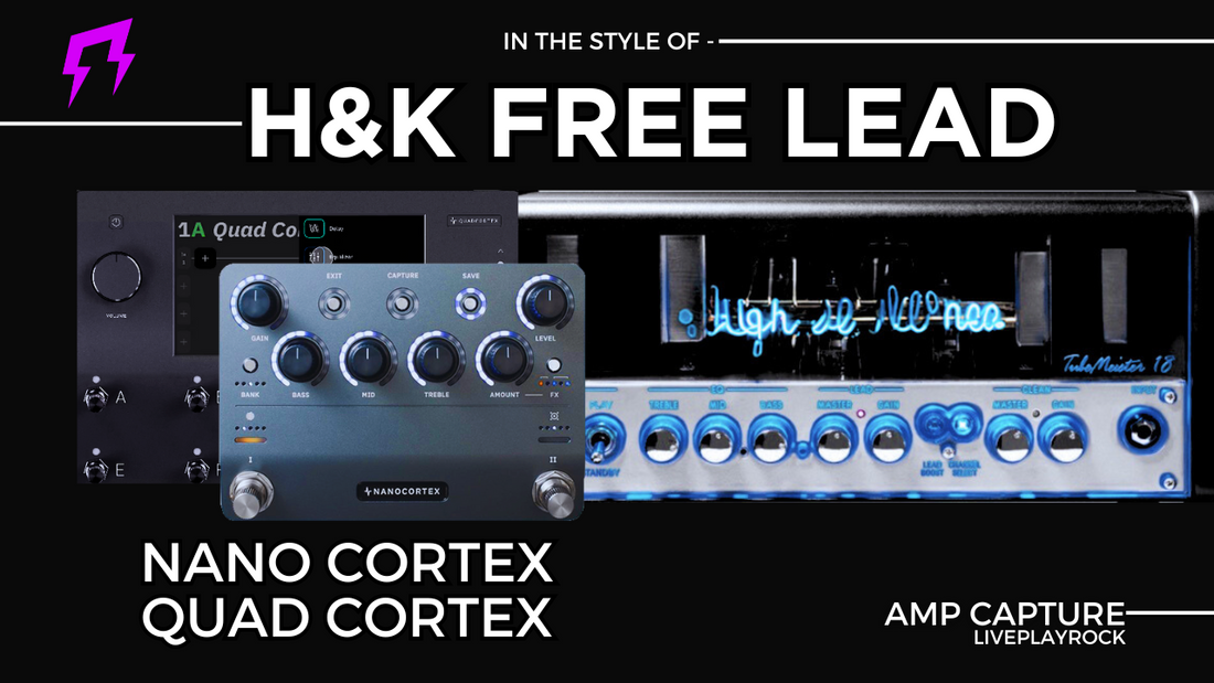 Free guitar Lead amp capture NANO CORTEX Neural DSP Liveplayrock