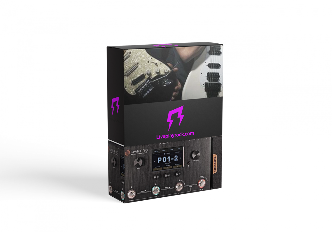 Iron Maiden-style metal guitar tone presets by LivePlayRock