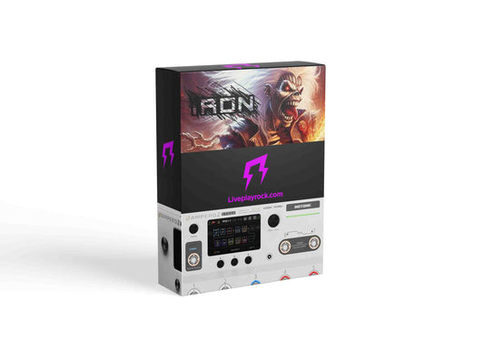 Iron Maiden style | Hotone Ampero II and Stage tone catch Liveplayrock