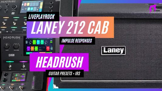 IR impulses Liveplayrock Laney GS212IE 212 cab with custom HH speakers