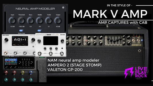 Mesa Boogie Mark V Style | NAM Amp Profiles by Liveplayrock