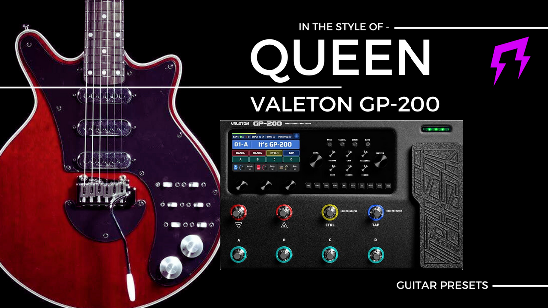 Queen Brian May style Valeton GP-200 | Liveplayrock guitar presets