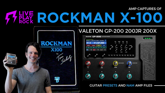 Rockman X-100 tones for Valeton GP-200 with NAM by Liveplayrock