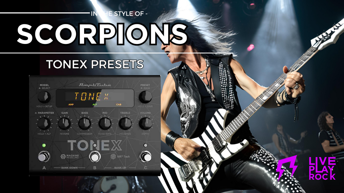 Scorpions style TONEX IK Multimedia Liveplayrock guitar presets