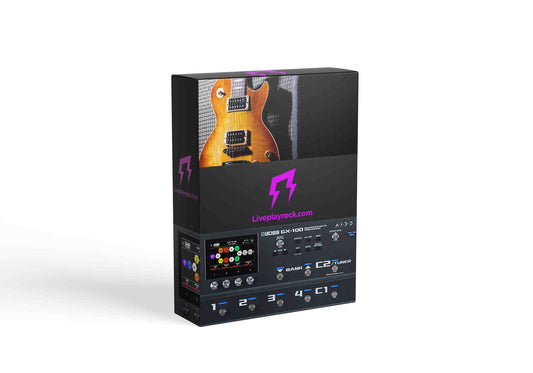 Slash style BOSS GX-100 guitar presets and IR Liveplayrock