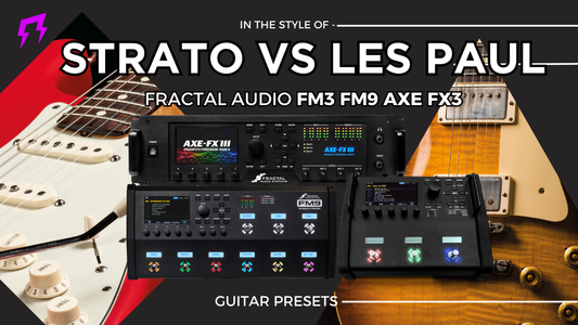 Strato vs Les Paul Fractal FM3 FM9 Axe-Fx3 Liveplayrock