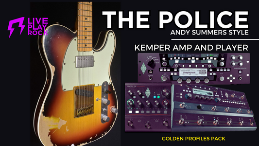 The Police Andy Summers Style Guitar Profiles Kemper Amp Liveplayrock