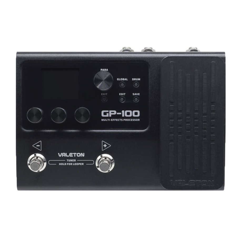 Valeton GP-100 presets