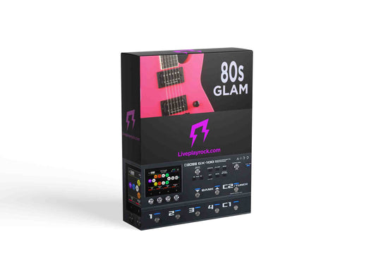 80s Glam Rock style BOSS GX-100 presets