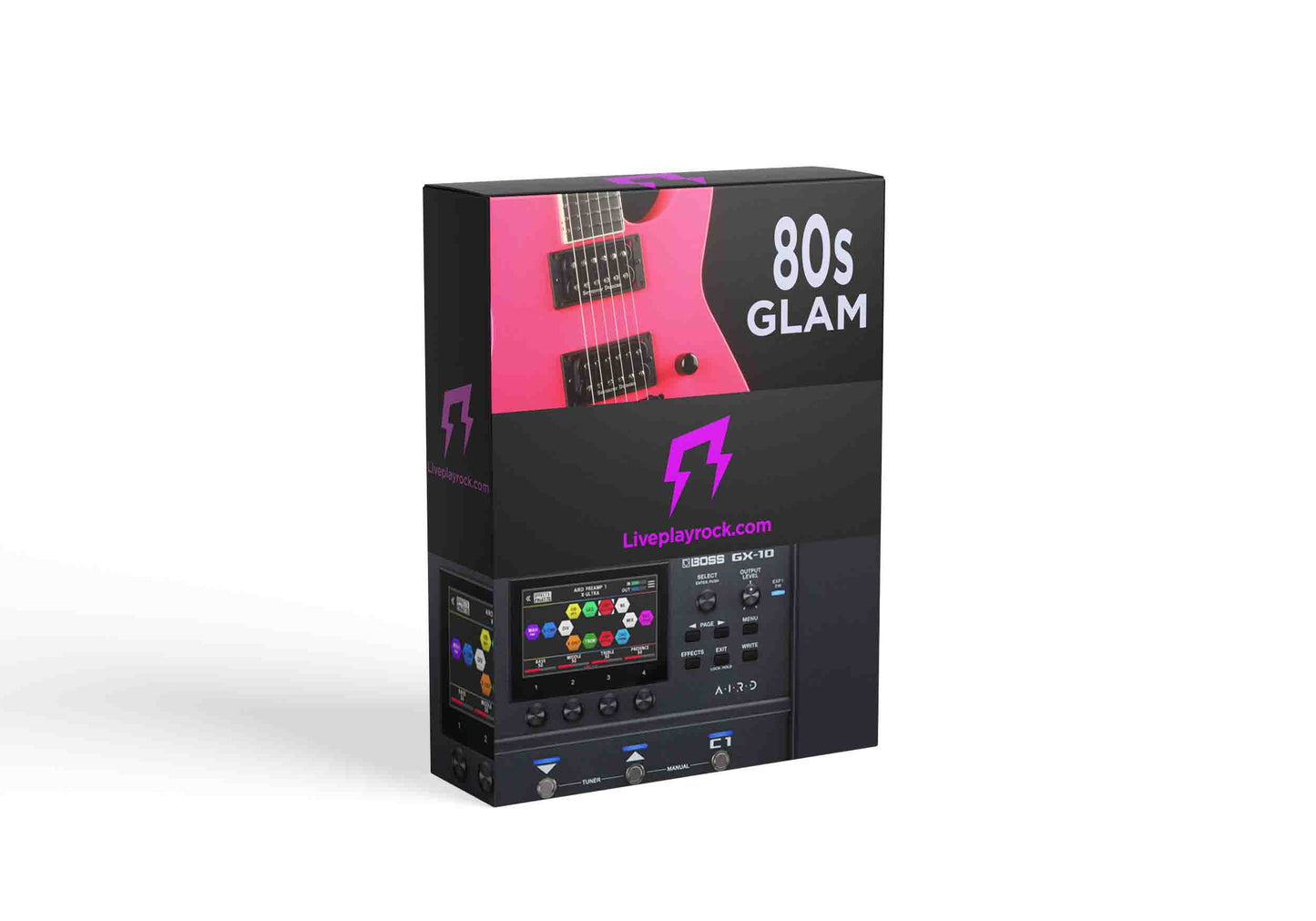 80s Glam Rock style BOSS GX-10 presets