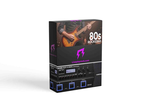 80s Rockstar style BOSS GT-1 presets
