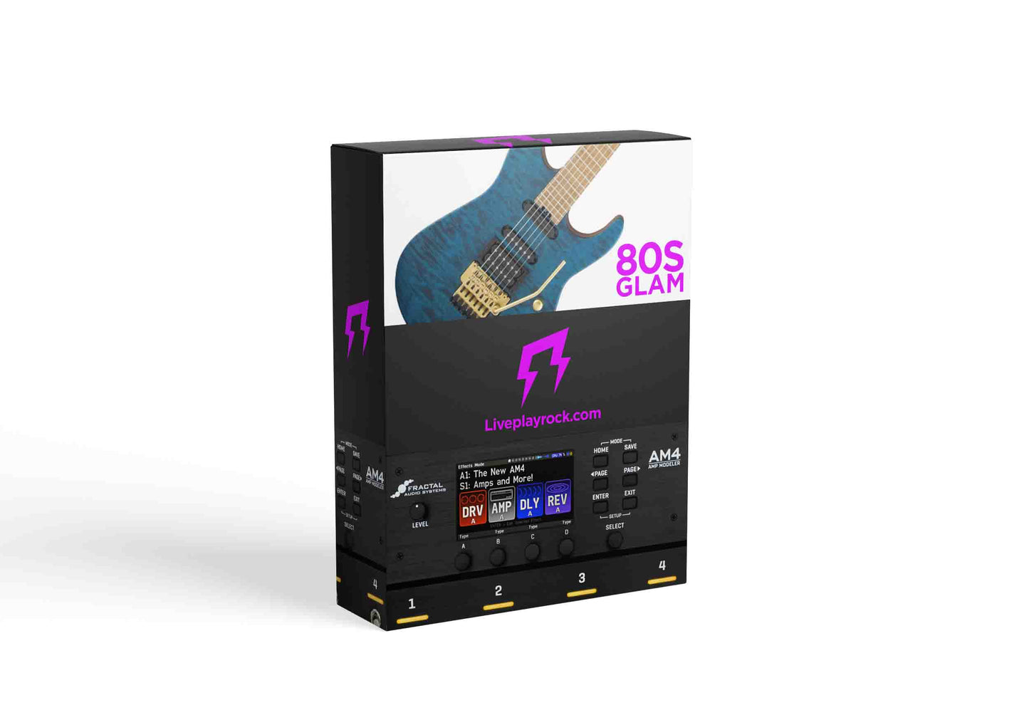 80s Glam FRACTAL AM4 presets