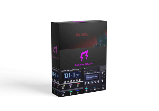 Alice Cooper style BOSS GT-1000 and GT-1000 CORE presets