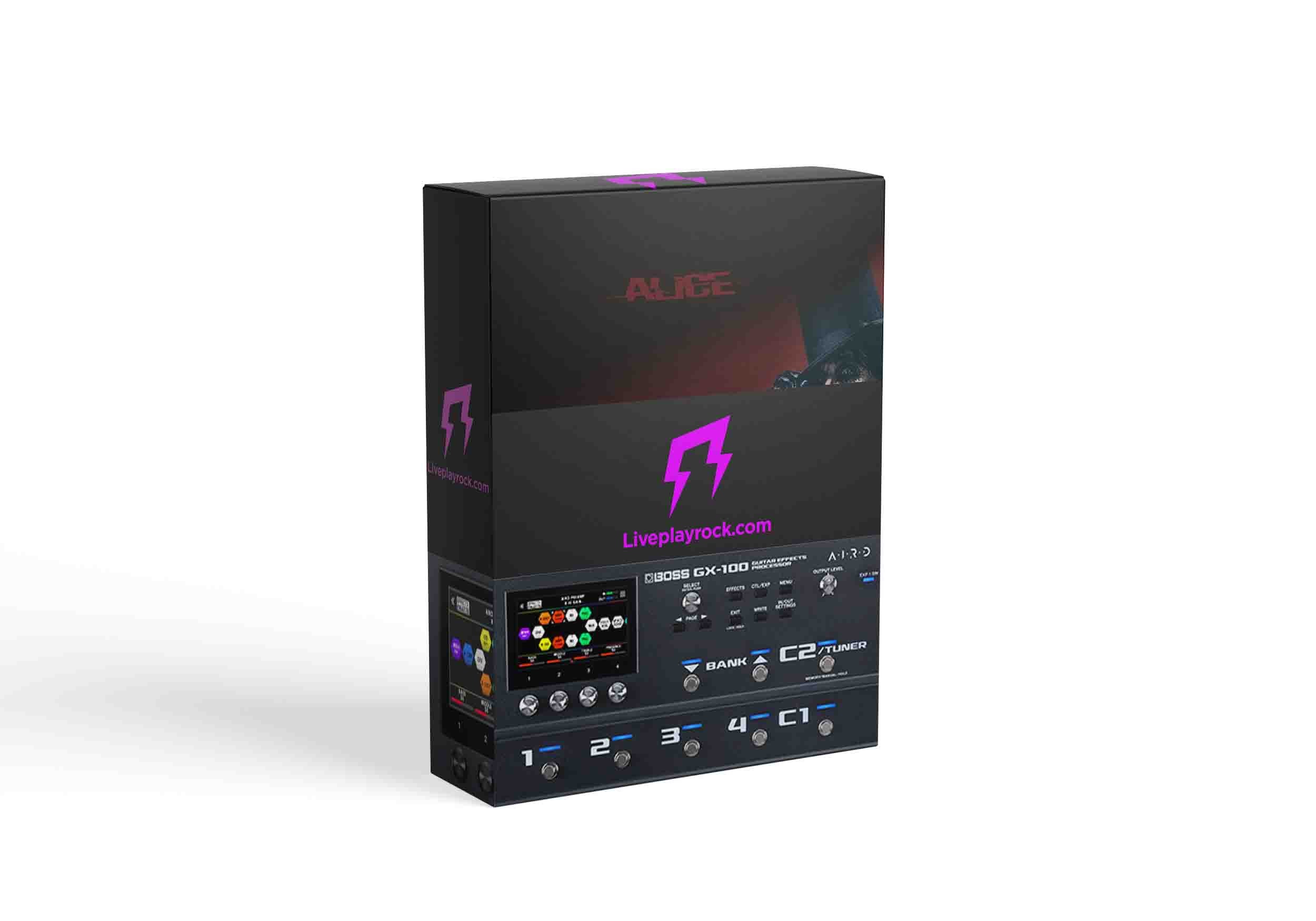 Nightmare style BOSS GX-100 Liveplayrock guitar presets