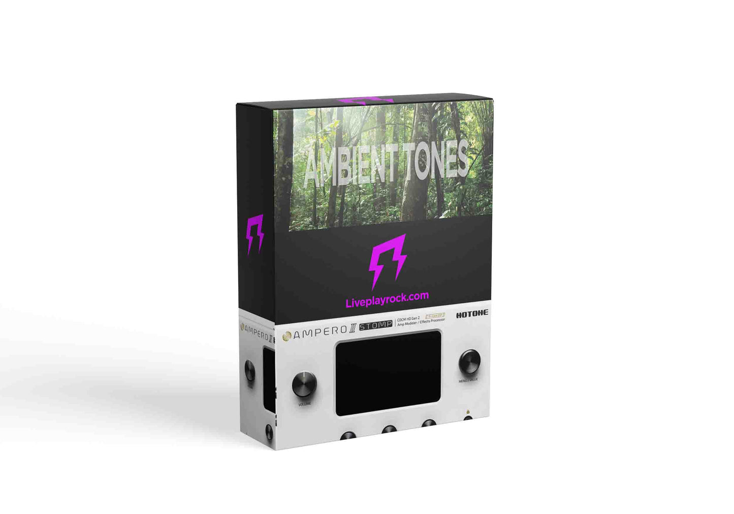 Ambient guitar tones Ampero II Stomp presets