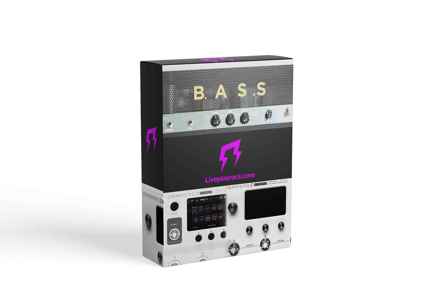 Bass Amperg Flip bass amp style Ampero II Stage and II Stomp presets