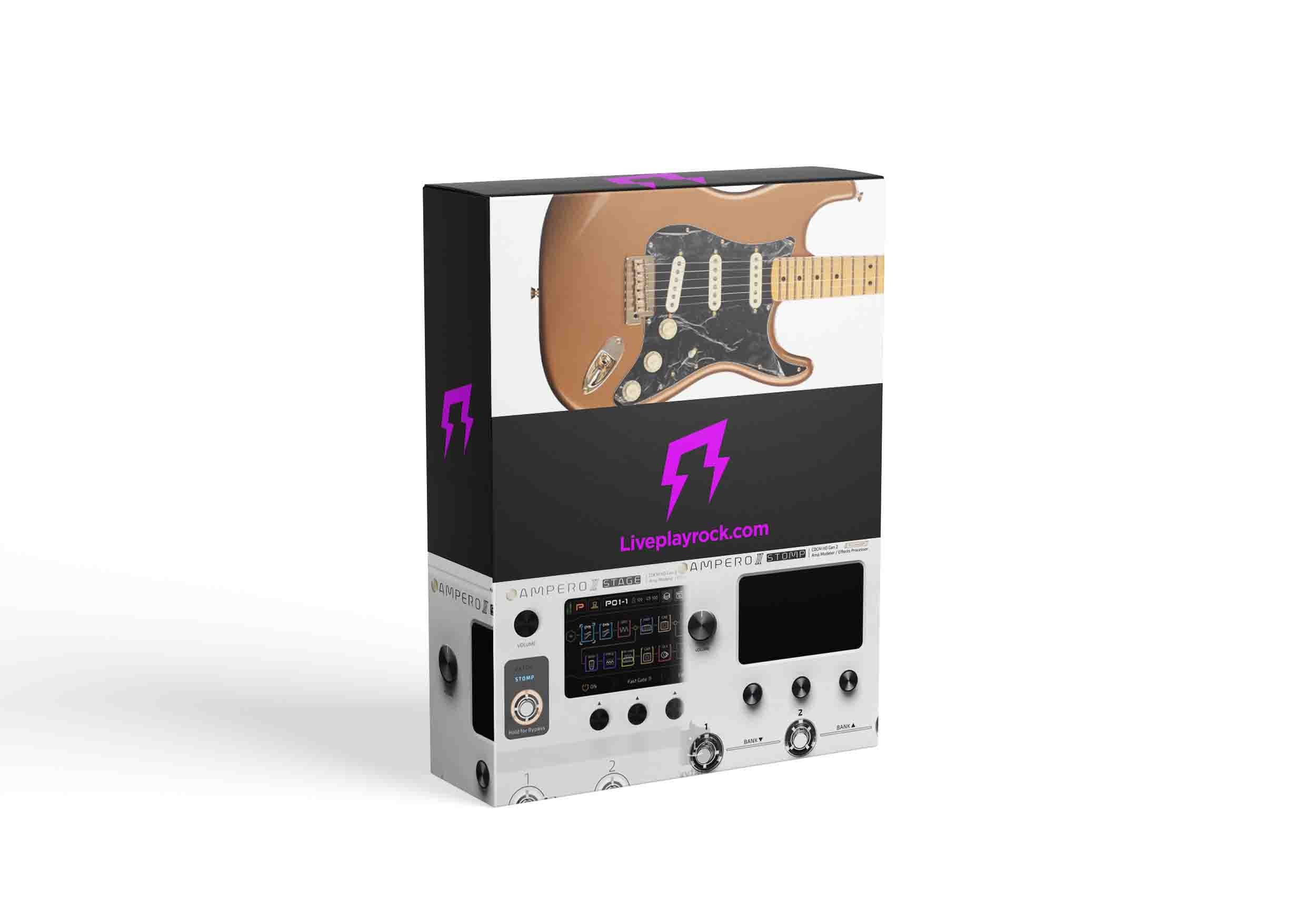 24k funk style Ampero II Stage Stomp presets Amp Clones Liveplayrock