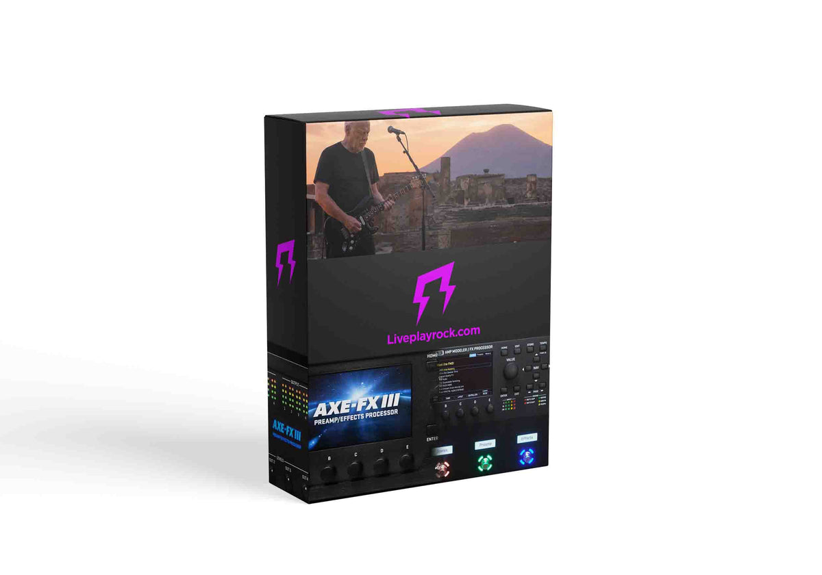Comfort Dave live POMPEII 2016 style Fractal FM3 FM9 Axe-Fx III presets