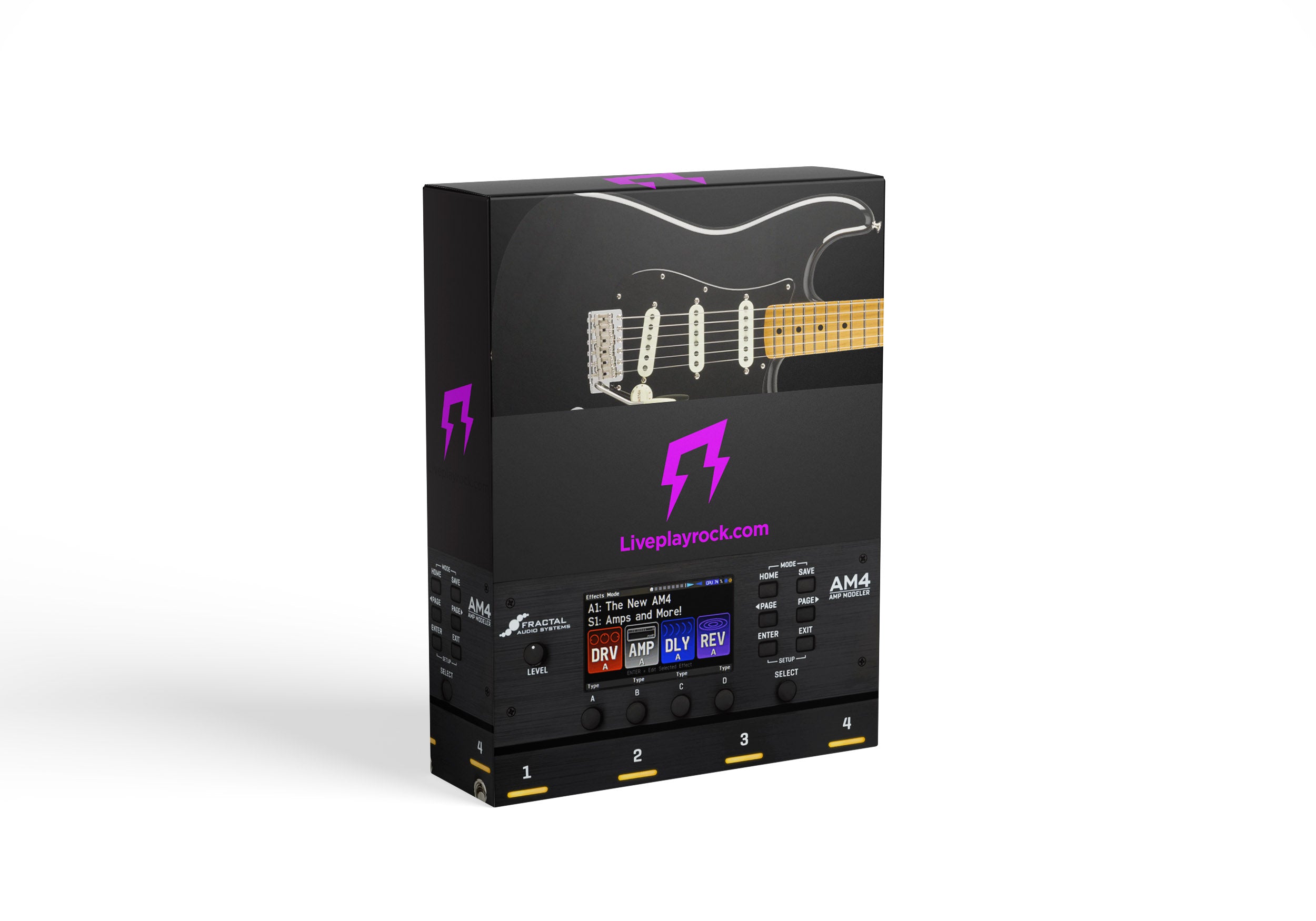 David Gilmour style FRACTAL AM4 Liveplayrock guitar presets tones