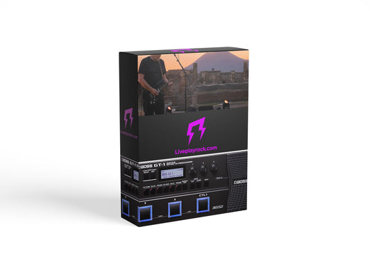 Comfort Dave live Pompeii style BOSS GT-1 presets