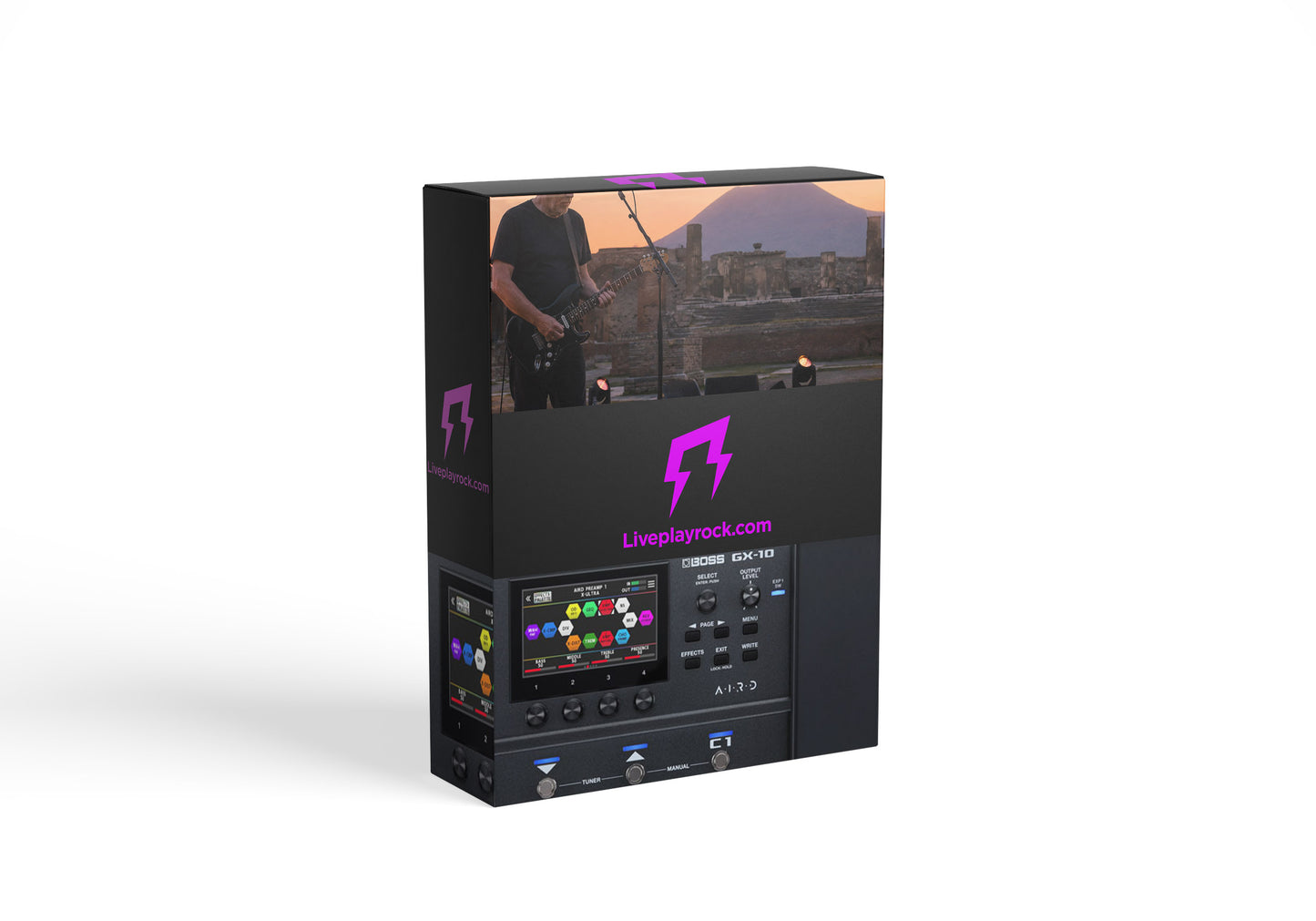 Comfort Dave live Pompeii style BOSS GX-10 presets